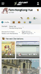 Mobile Screenshot of fem-hongkong-yue.deviantart.com