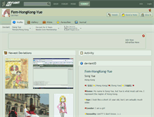 Tablet Screenshot of fem-hongkong-yue.deviantart.com