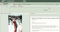 Desktop Screenshot of catzombie.deviantart.com
