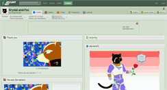 Desktop Screenshot of krystal-and-fox.deviantart.com