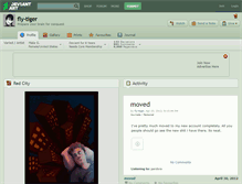 Tablet Screenshot of fly-tiger.deviantart.com