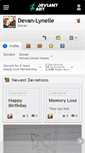 Mobile Screenshot of devan-lynelle.deviantart.com