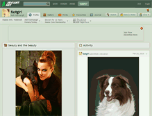 Tablet Screenshot of fastgirl.deviantart.com