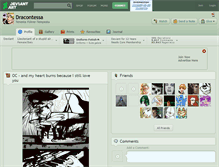 Tablet Screenshot of dracontessa.deviantart.com