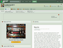 Tablet Screenshot of buddyman2011.deviantart.com