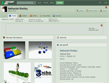 Tablet Screenshot of nathaniel-shelley.deviantart.com