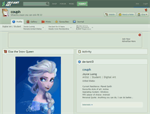 Tablet Screenshot of couph.deviantart.com