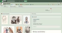 Desktop Screenshot of amane-alcarin.deviantart.com