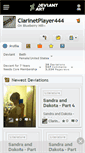 Mobile Screenshot of clarinetplayer444.deviantart.com