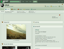 Tablet Screenshot of kribrat.deviantart.com