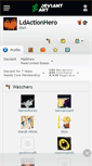 Mobile Screenshot of ldactionhero.deviantart.com