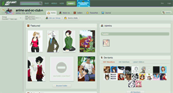 Desktop Screenshot of anime-and-oc-club.deviantart.com