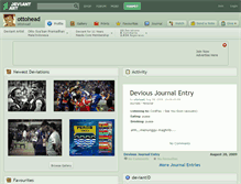 Tablet Screenshot of ottohead.deviantart.com