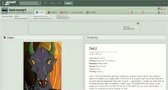 Desktop Screenshot of blackmoody9.deviantart.com