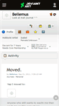 Mobile Screenshot of bellemus.deviantart.com