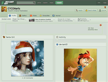 Tablet Screenshot of cycomarts.deviantart.com