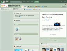 Tablet Screenshot of cute-food-love.deviantart.com