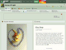 Tablet Screenshot of heroes-of-light.deviantart.com