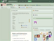 Tablet Screenshot of lenxtei.deviantart.com