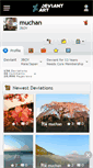 Mobile Screenshot of muchan.deviantart.com