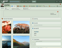 Tablet Screenshot of muchan.deviantart.com