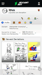 Mobile Screenshot of ithos.deviantart.com