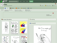 Tablet Screenshot of ithos.deviantart.com