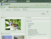 Tablet Screenshot of corruptlabs.deviantart.com