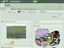 Tablet Screenshot of ely-bird.deviantart.com