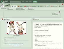 Tablet Screenshot of inoue23.deviantart.com