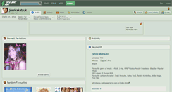 Desktop Screenshot of jessicakatsuki.deviantart.com