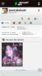 Mobile Screenshot of jessicakatsuki.deviantart.com
