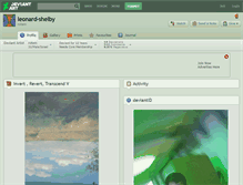 Tablet Screenshot of leonard-shelby.deviantart.com