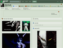 Tablet Screenshot of mbardead.deviantart.com