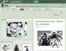 Tablet Screenshot of mgnz.deviantart.com