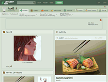 Tablet Screenshot of food211.deviantart.com