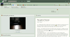 Desktop Screenshot of crown-of-oak.deviantart.com