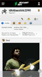Mobile Screenshot of idiotbassist62090.deviantart.com