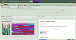 Desktop Screenshot of miho17.deviantart.com