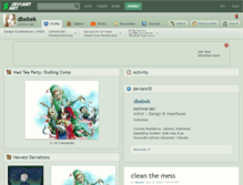 Tablet Screenshot of dbebek.deviantart.com