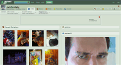 Desktop Screenshot of jackzerosally.deviantart.com