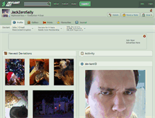 Tablet Screenshot of jackzerosally.deviantart.com
