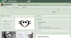 Desktop Screenshot of caramell-neko.deviantart.com