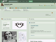 Tablet Screenshot of caramell-neko.deviantart.com