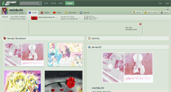 Desktop Screenshot of michiko50.deviantart.com