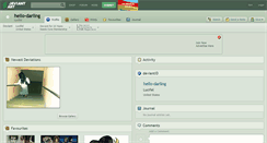 Desktop Screenshot of hello-darling.deviantart.com