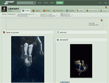 Tablet Screenshot of labelaart.deviantart.com