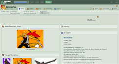 Desktop Screenshot of krazoafox.deviantart.com