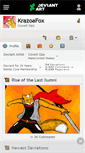 Mobile Screenshot of krazoafox.deviantart.com