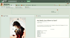 Desktop Screenshot of demetreas.deviantart.com